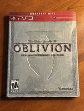 Elder Scrolls IV: Oblivion 5th Anniversary PS3 Steelbook CIB Map + Slipcover