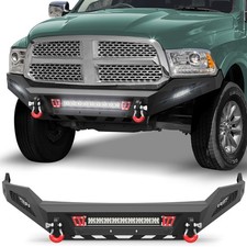 Steel Front Bumper For 2013 2014 2015 2016 2017 2018 Dodge Ram 1500 Wled Lights Steel Front Bumper For 2013 2014 2015 2016 2017 2018 Dodge Ram 1500 Wled Lights