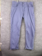 MAVI Zach Low Rise Straight Leg Twill Jeans  36 X 32 (30) Pants Preppy Blue Grey