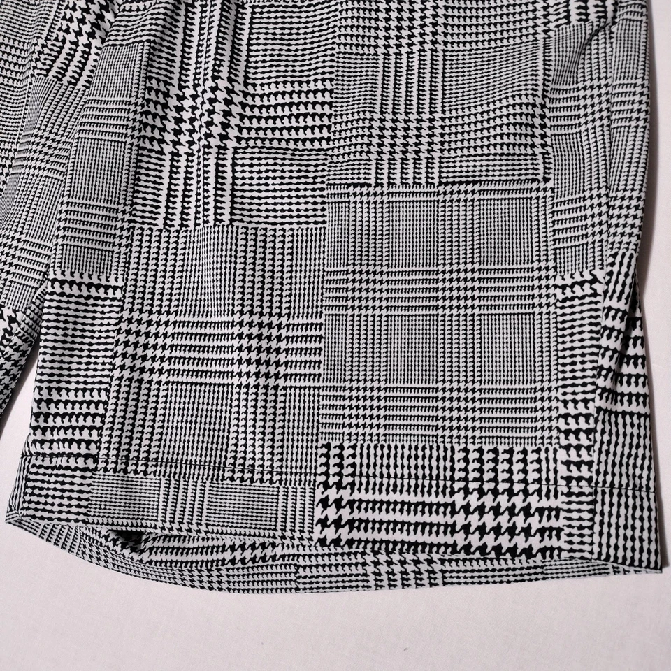 Pantalones Cortos RLX Ralph Lauren Pata de Gallo Negro Blanco Talla 34 (33"x9") Verano Informal Foto 3 de 4