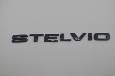 Genuine Alfa Romeo Stelvio Rear Trunk Emblem Badge OEM Black Letters