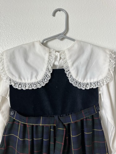 Stewarts Girls Blouse And Pinafore Dress Size 5/6 - Picture 6 of 7