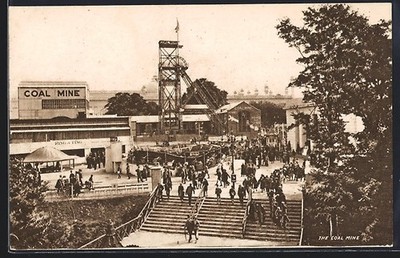 London, Empire Exhibition 1924, The Coal Mine, Ansichtskarte 