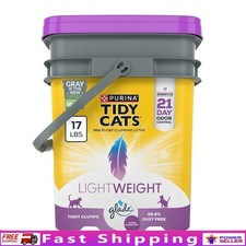 Lightweight Clumping Cat Litter Multi-Cat Odor Control Clean Blossoms Dust Free