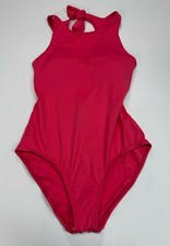 TOMMY BAHAMA PEARL HIGH NECK ONE PIECE SWIMSUIT CORAL COAST SZ 6 New Tummy Contr