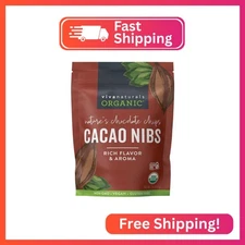 Viva Naturals Organic Cacao Nibs, Unsweetened, 1 LB (454 g), Keto Friendly, Vega