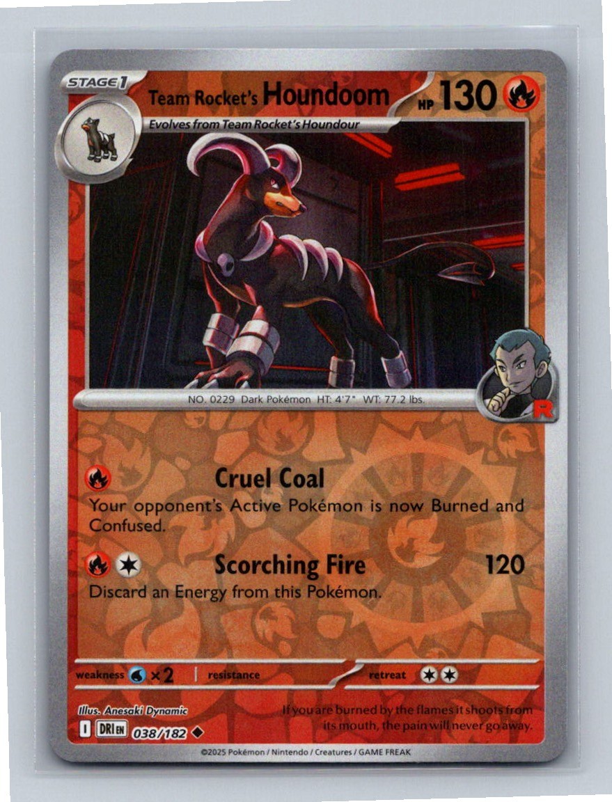 Team Rocket's Houndoom 2025 Scarlet & Violet: Destined Rivals #038