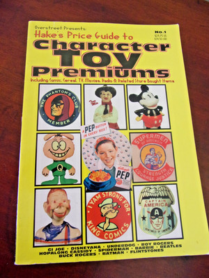 Hake's Price Guide To Character Toy Premiums 1996 Paperback