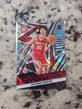 Zaccharie Risacher /99 RC 2024-25 Panini Revolution RR COSMIC #17 Rookie Hawks 