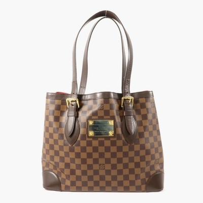 LOUIS VUITTON LV GHW Hampstead MM Shoulder Tote Bag N51204 Monogram Brown