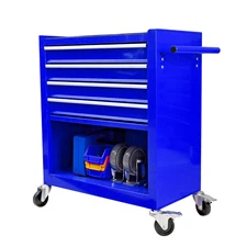 4 Drawers Rolling Tool Cart Chest Tool Garage Storage Cabinet Tool Box w/ Wheels