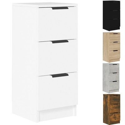 Kommode mit 3 Schubladen Sideboard Anrichte Schubladenschrank Holzwerkstoff