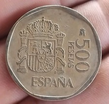 Spain 500 Peseta Juan Carlos 1 Y Sofia 1989
