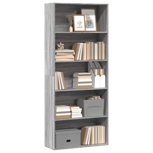 Großes Bücherregal mit 5 offenen Fächern | Aktenregal | Highboard | 80 x 189 cm - Bild 42 von 99
