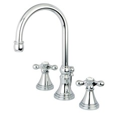 Kingston Brass KS298.AX Governor 1.2 GPM Widespread Bathroom - Chrome