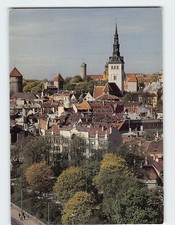 Postcard View Of Tallinn Old Town in Estonia