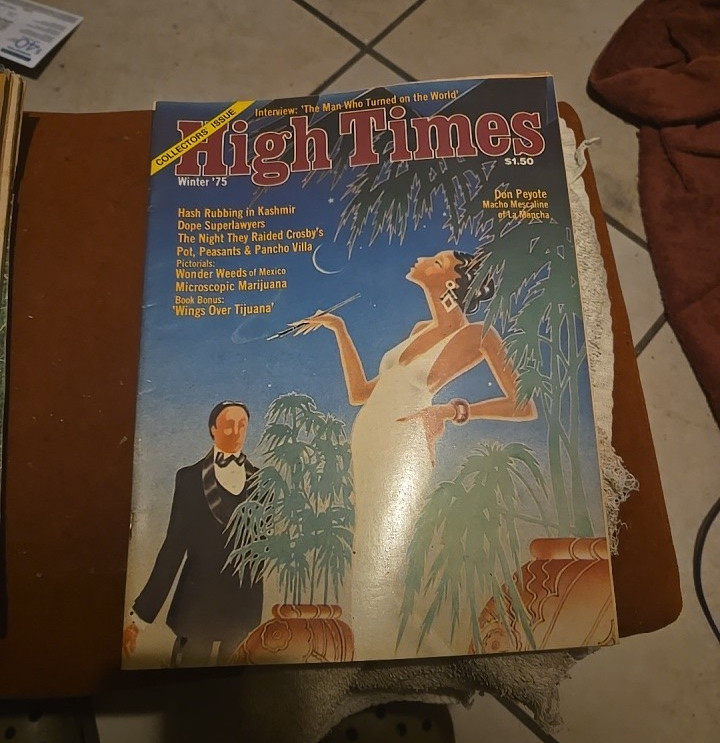 High Times Collector's Edition Winter 1975 English Marijuana Lifestyle Magazine