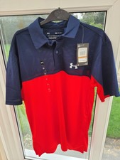 Under Armour Golf Koszulka polo US Rozmiar Small SM Fabrycznie nowa z metką Under Armour Czerwona