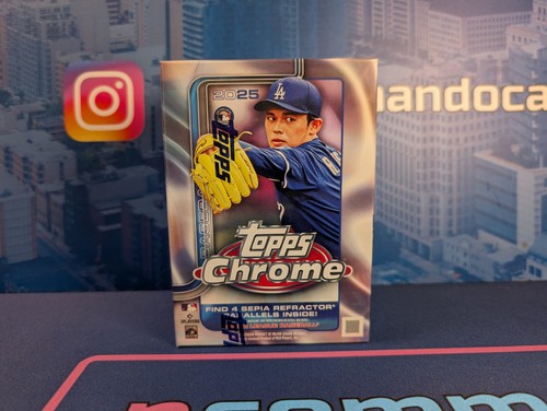 2025 TOPPS CHROME BASEBALL CARDS SEALED BLASTER / VALUE BOX MLB - Picture 2 of 6