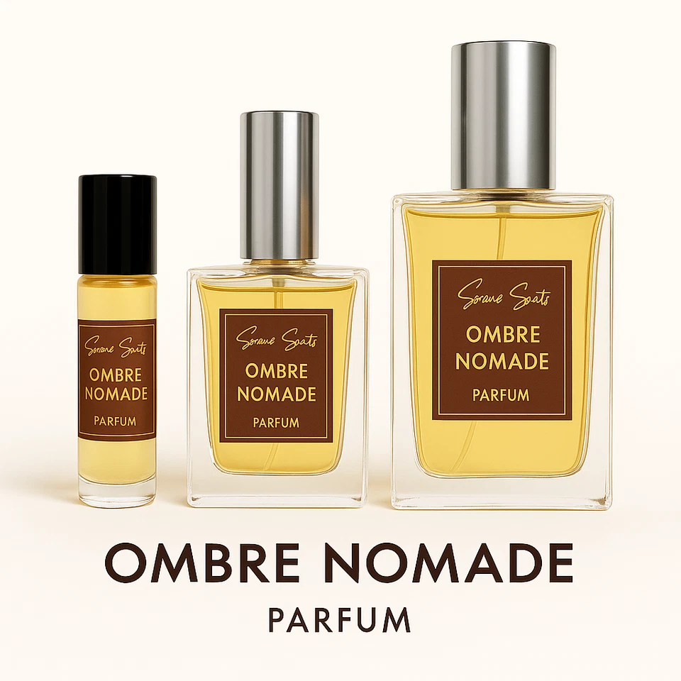 SERENE SCENTS Ombre Nomade Parfum 10ml Rollerball | 15ml & 30ml Spray | Oud Luxury Fragrance