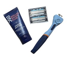 Dollar Shave Club Shaving Starter Set w Handle  Shave Cream Travel Trial NEW