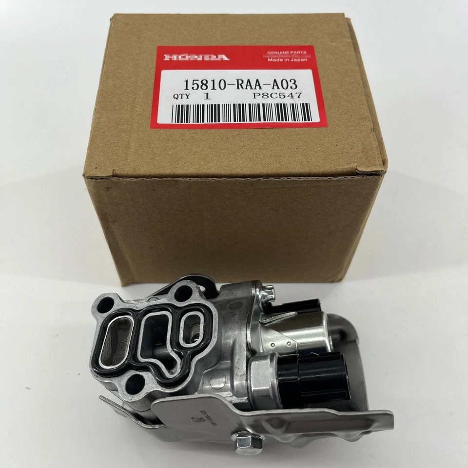 OEM 15810-RAA-A03 For HONDA ACURA VTEC SOLENOID SPOOL VALVE W/GASKET NIB Foto 3 de 4