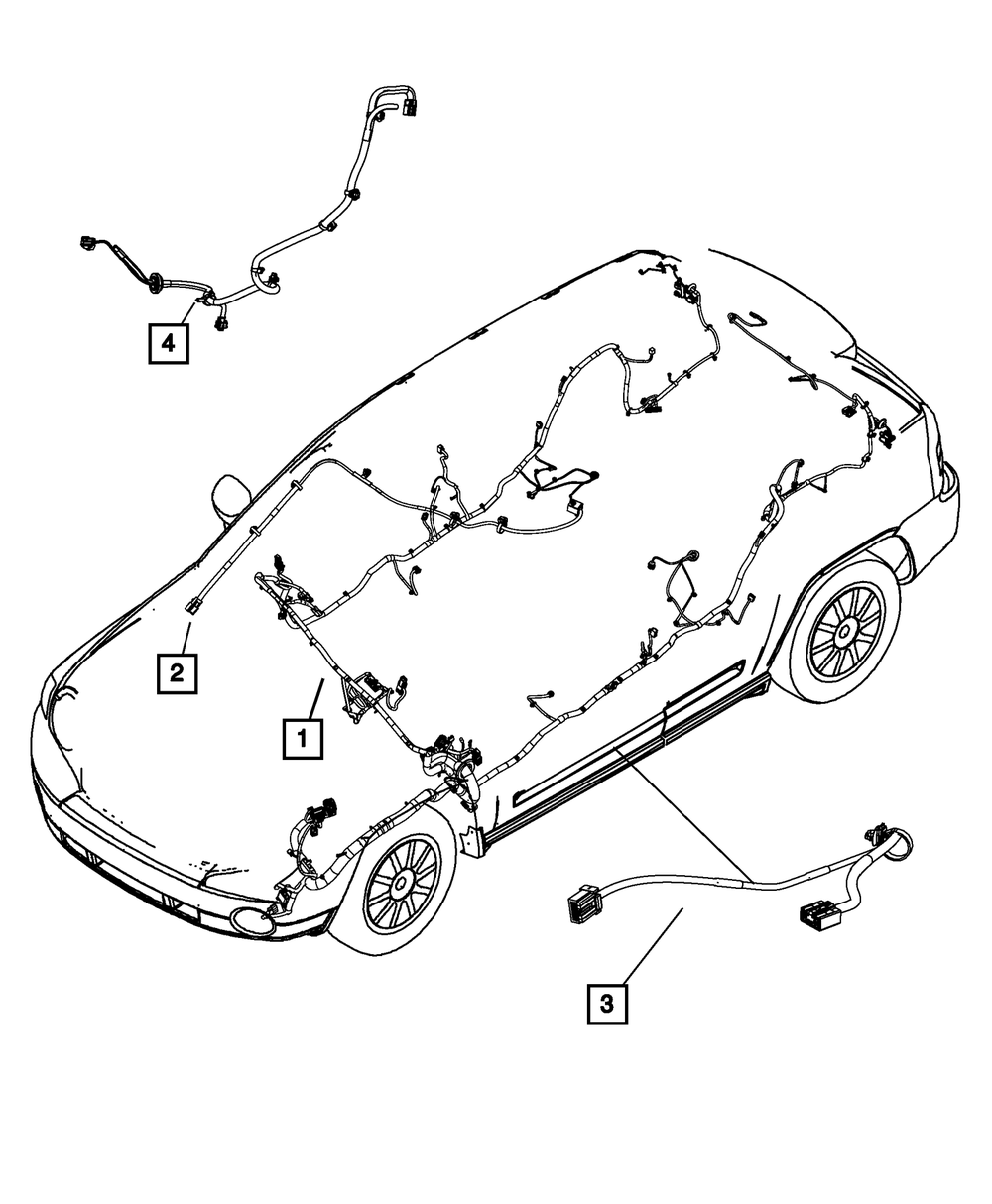 Genuine Mopar Unified Body Wiring US Canada Mexico 68241881AC