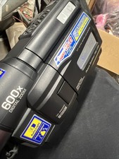 JVC GR -SXM240 Super VHS Video Camera 600x Digital Zoom with Battery Untested