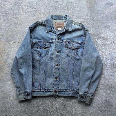 Vintage Levi Strauss Denim Jean Trucker Womens Full Button Jacket Type 3 XL