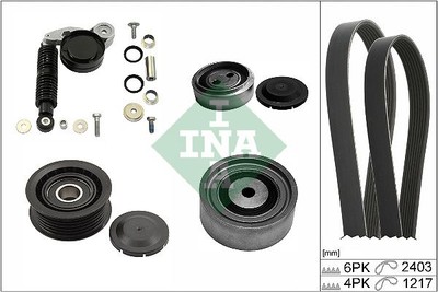 Schaeffler INA Keilrippenriemensatz 529 0424 10 für AUDI