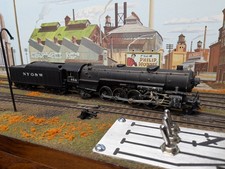 HO SCALE BOWSER MOUNTAIN 4-8-2 STEAM LOCOMOTIVE, NYO&W ONTARIO & WESTERN DIECAST