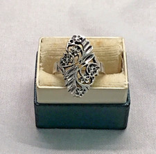 FANTASTIC FILIGREE STERLING SILVER RING  SIZE 5