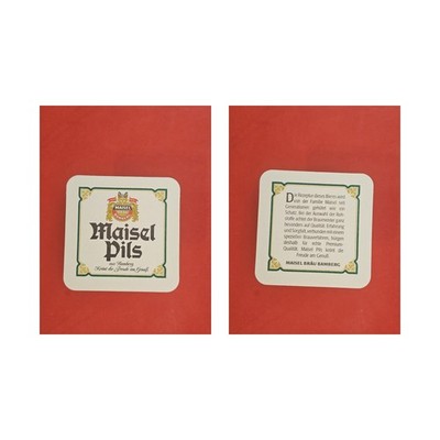 Maisel Bräu Bamberg the recipe... brewery beer mat Beermat
