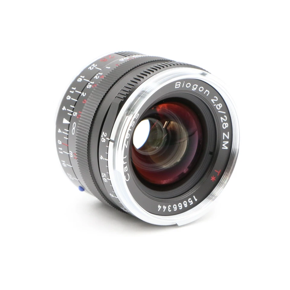 [Excelente como nuevo] Carl Zeiss Biogon T* 28 mm f/2,8 ZM para Leica M negro Foto 4 de 4