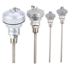 RTD PT100 Temperature Sensor Probe 1/2" NPT Thread Thermocouple Terminal Head