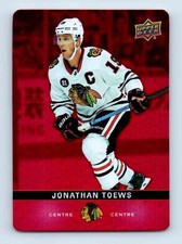 2019-20 Upper Deck Tim Hortons Red Die Cut Jonathan Toews Chicago Blackhawks