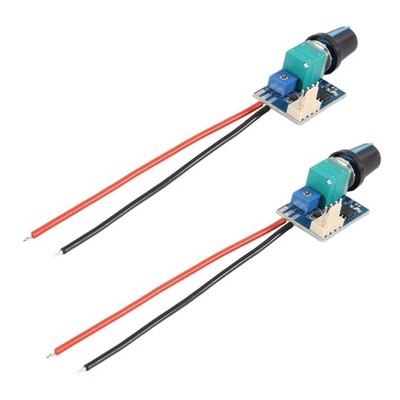 2X(Computer Case Fan Gouverneur PWM Lüfter Speed Controller Fan Gouverneu7869
