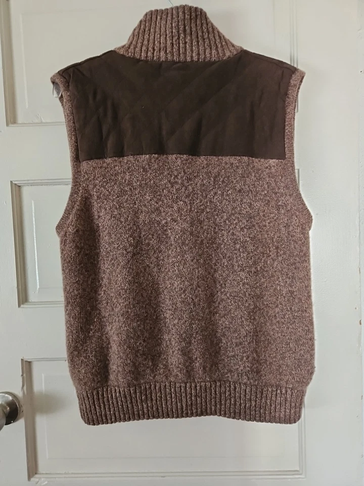 Pendleton woolen Mills Shetland Wool Vest Size M BROWN MENS - Image 3 of 4