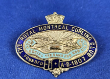 Royal Montreal Curling Club Established 1807 MONTREAL Quebec Club Pin By Hemsley