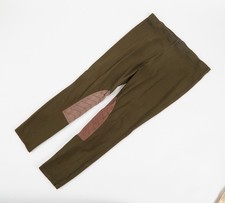 Polo Ralph Lauren Jodhpur Suede Leather Patches leggings L Riding Stretch horse