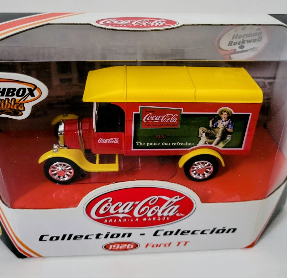 Coca-Cola Matchbox Collectibles 50th Anniversary 1926 FORD TT Brand New In Box  - Image 2 of 4