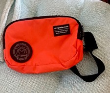 Amphipod Running Belt Fanny Pack Waist Belt Zip Pocket orange nylon pocketbook ￼