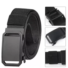 Men Casual Military Tactical Army Adjustable Quick Release Belts Pants Waistband