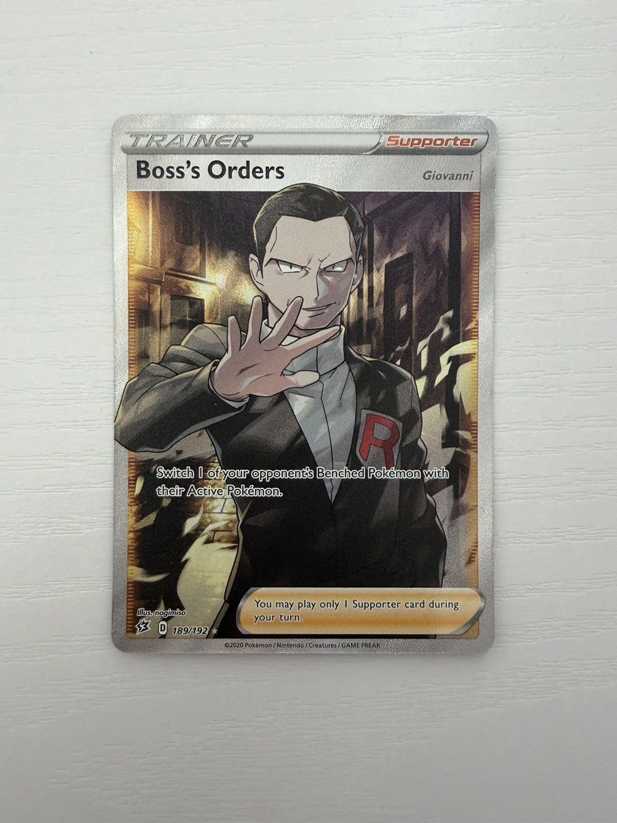 Boss's Orders (Full Art)	Rebel Clash 189/192