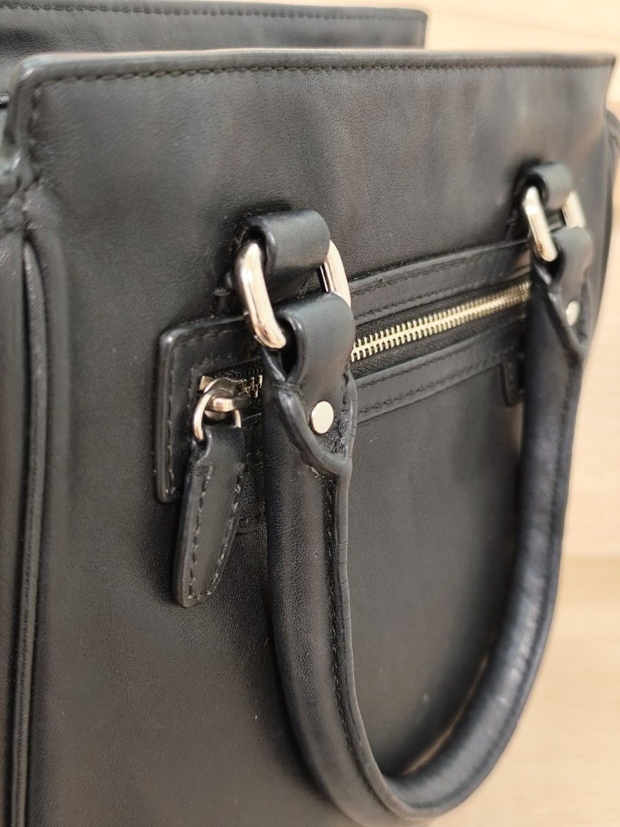 COACH Mini Bag Handbag Black Leather 11a thumbnail 17