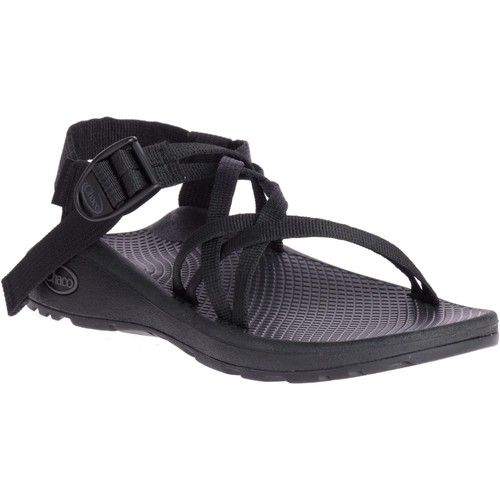 Chaco Women's ZX/1 Dual Strap Cloud Sandal Women Solid Black Size 9 - Picture 5 of 9