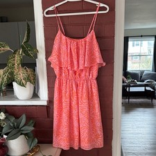 Lilly Pulitzer for Target Vibrant Pink and Orange Giraffe Print Dress