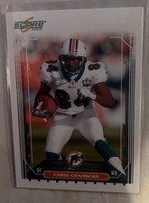 2006 Score Chris Chambers #144 Miami Dolphins Football Card