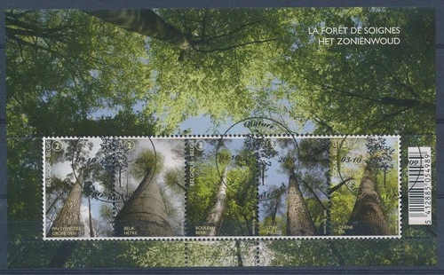 LS76985 Belgium 2009 forest trees FDC good sheet used