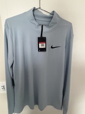 NWT NIKE Men's Dri-FIT 1/4 Zip Training Pullover   Light Blue   Size Large BNWT